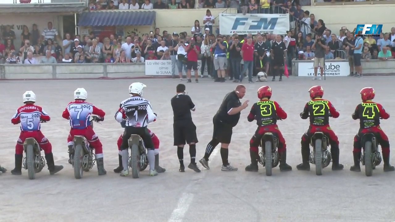 COUPE DE FRANCE MOTO-BALL 2019.  Finale SENIORS: SUMA TROYES – MBC CARPENTRAS