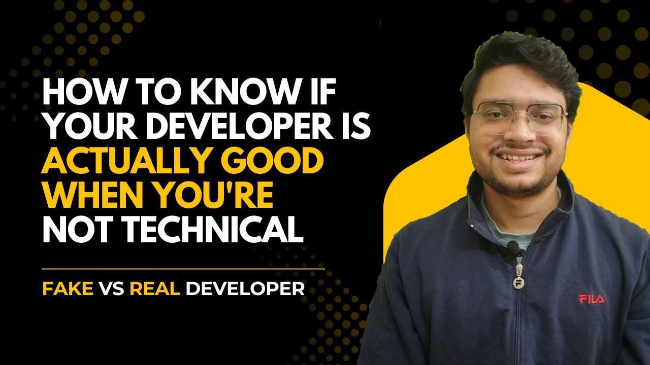 How to Know If Your Developer Is Actually Good (When You're Not Technical) #founders #atticbits #yt