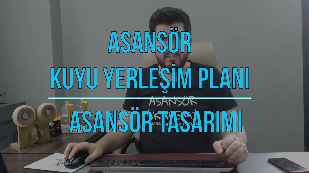 ASANSÖR KUYU YERLEŞİM PLANI #1 ( MAKİNE DAİRELİ ASN. )
