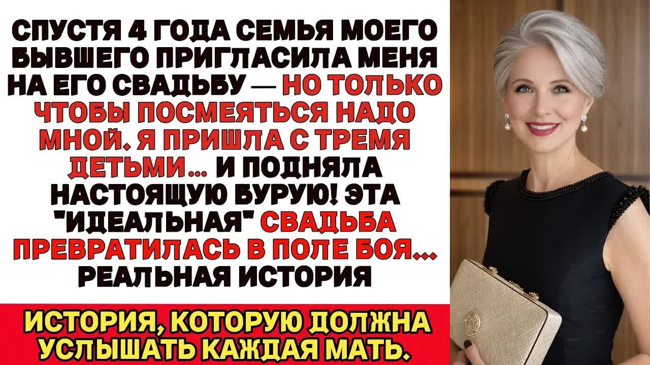 Спустя 4 года Мой бывший пригласил меня на свою свадьбу чтобы ПОСМЕЯТЬСЯ надо мной Я пришла с тройн