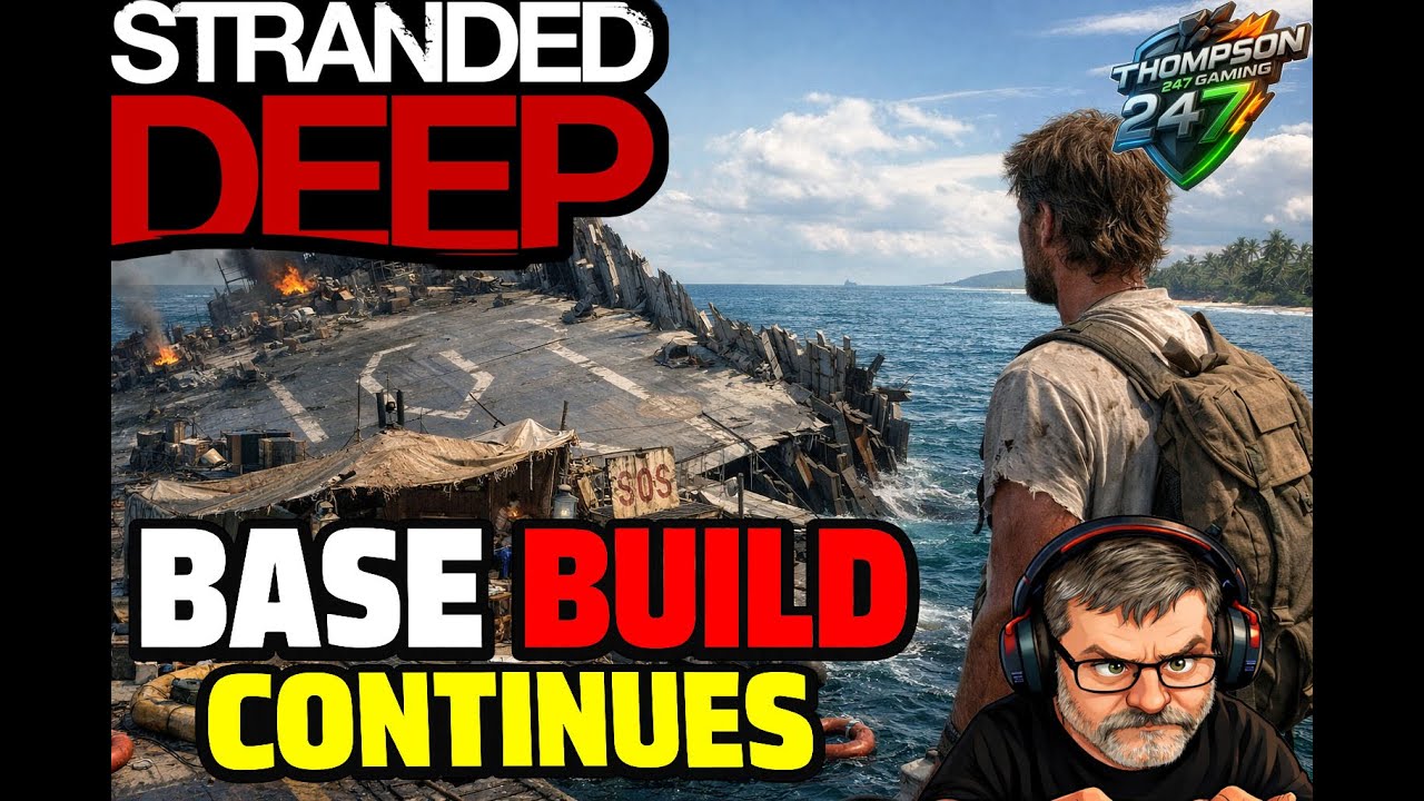 BASE BUILD CONTINUES | Stranded Deep LIVE
