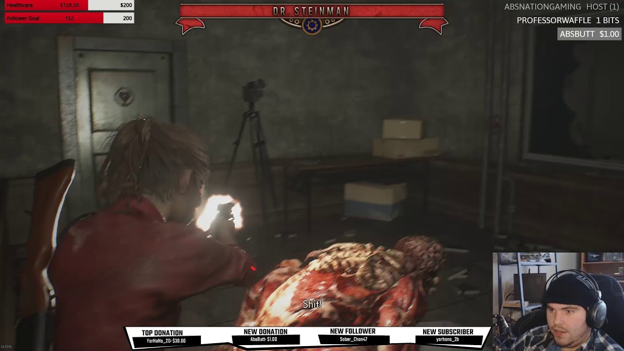 Resident Evil 2 Remake Licker Jumpscare