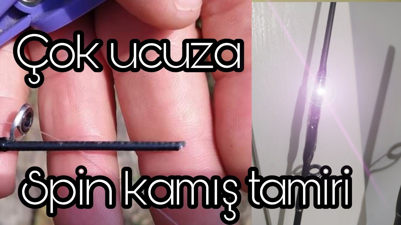 oltam kırıldı/spin kamış ucu kırıldı/nasıl tamir edilir/olta kamışı tamiri/balık avı/spin avı
