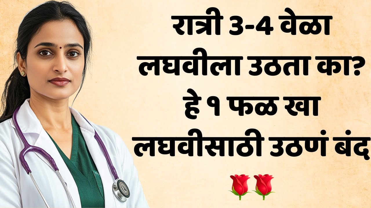 रात्री 3-4 वेळा लघवीला उठता का? हे १ फळ खालघवीसाठी उठणं बंद |  Stop Nighttime Urination!