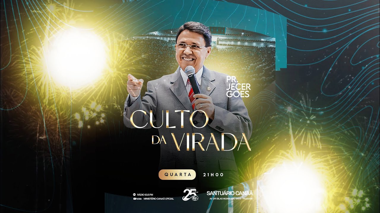CULTO DA VIRADA - PR. JECER GOES - 31/12/2025