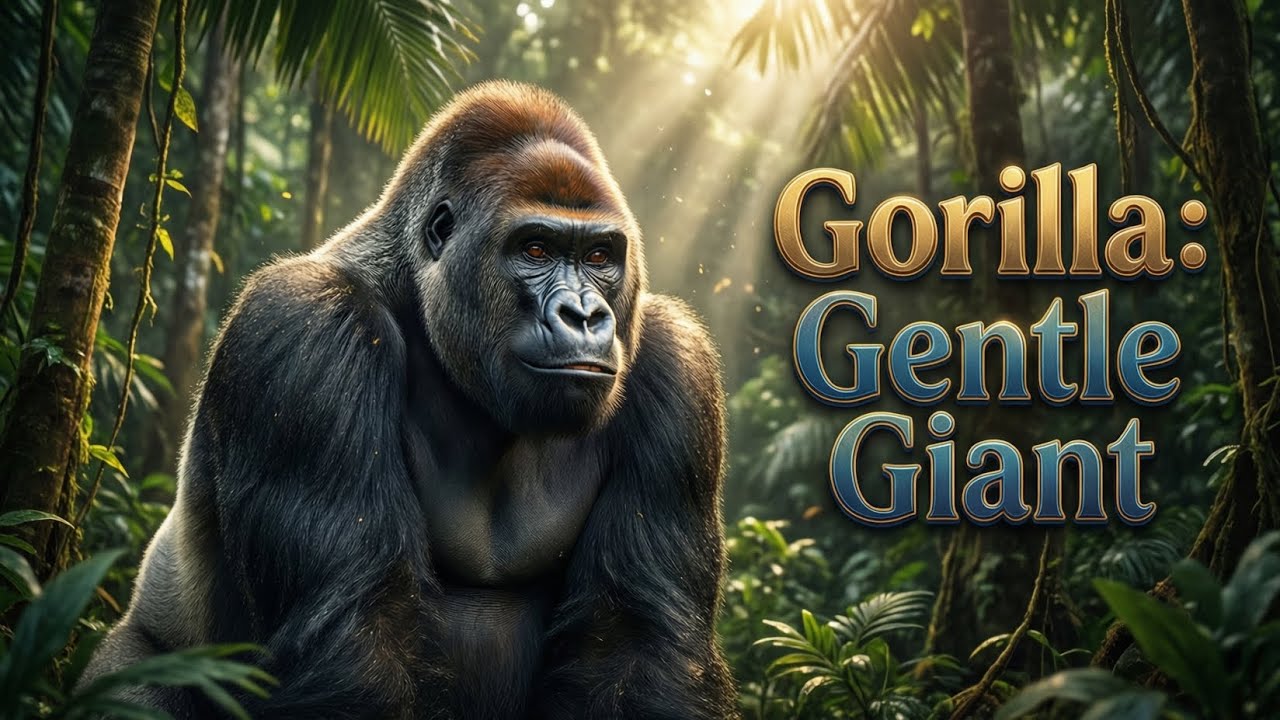 🦍 Gorilla: Gentle Giant | Powerful Yet Kind at Heart.