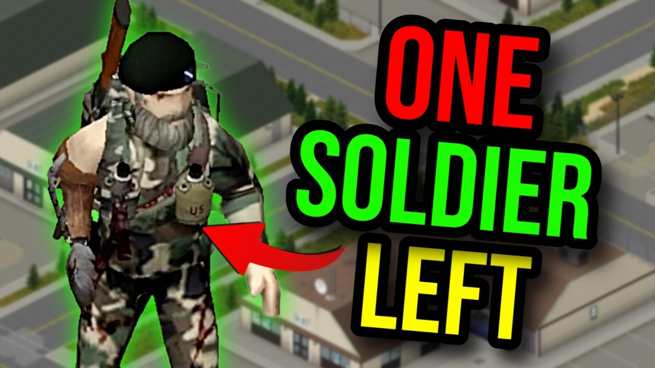 SURVIVING a Zombie-Infested Military City in Project Zomboid