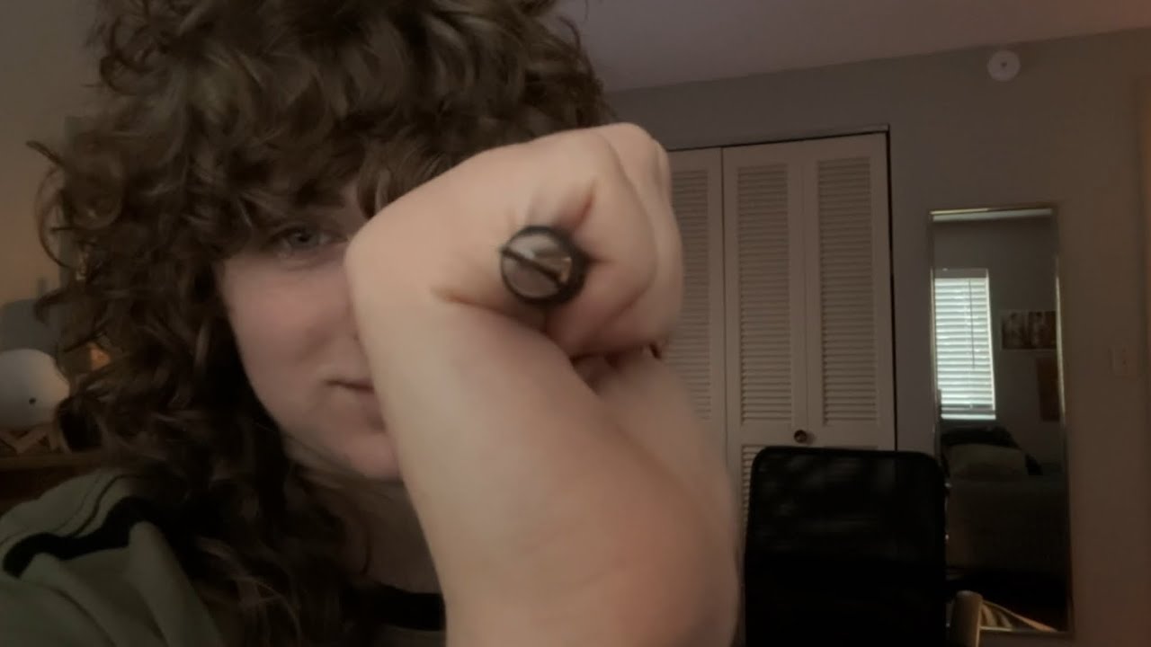 ASMR losing my mind. organizing stuff in my closet and making terrible art. 