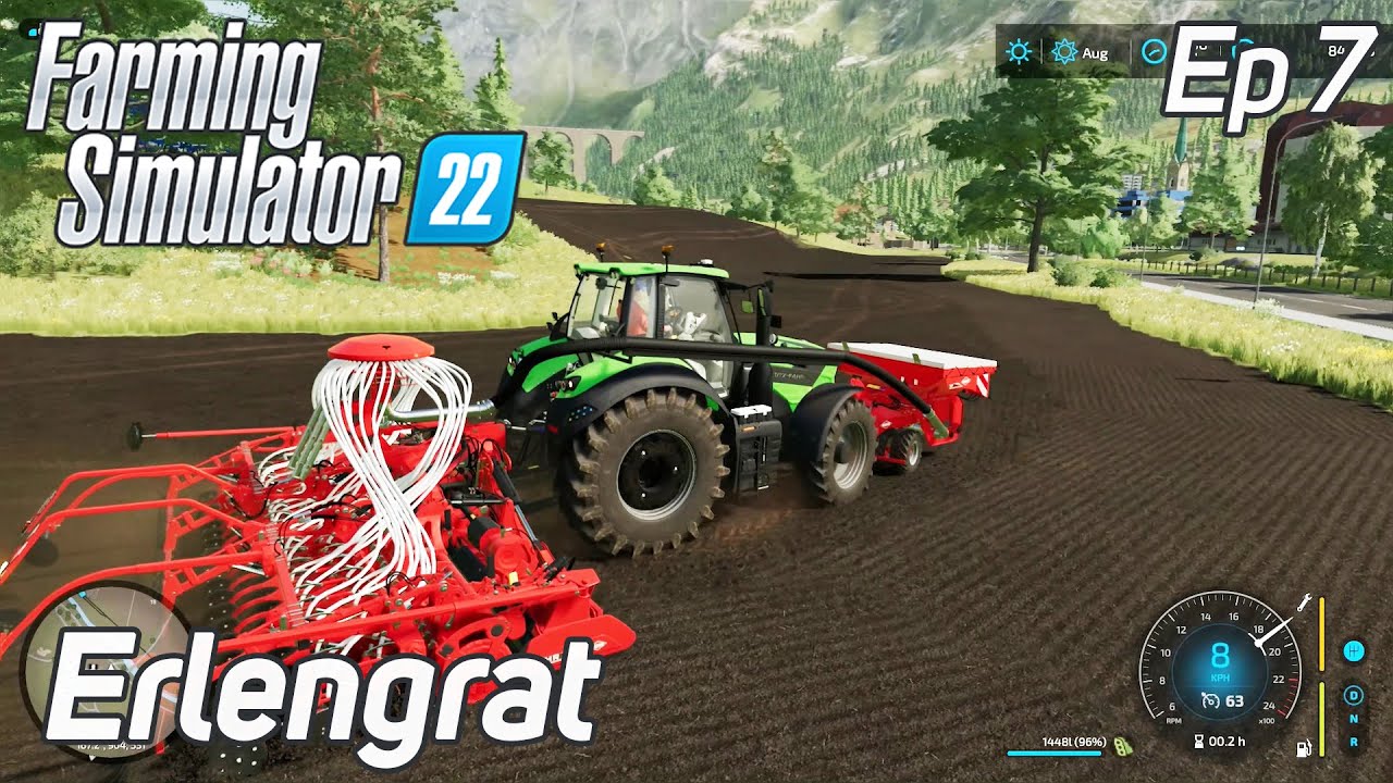 ⭐ Farming Simulator 22 ⭐FS22⭐ Erlengrat⭐ Cultivation, Stone Collecting, Sowing Soybeans ⭐ Ep 7