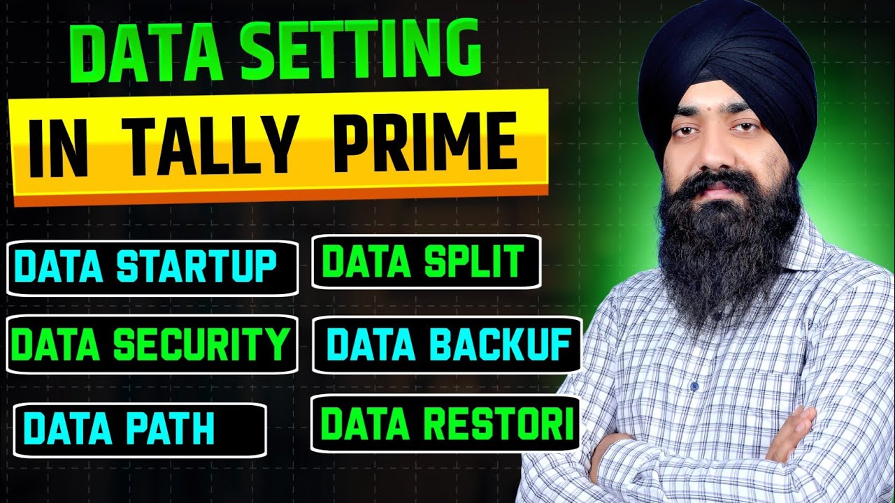 TALLY DATA BACKUP & DATA RESTORE IN TALLY PRIME | TALLY DATA SECURITY IN TALY PRIME