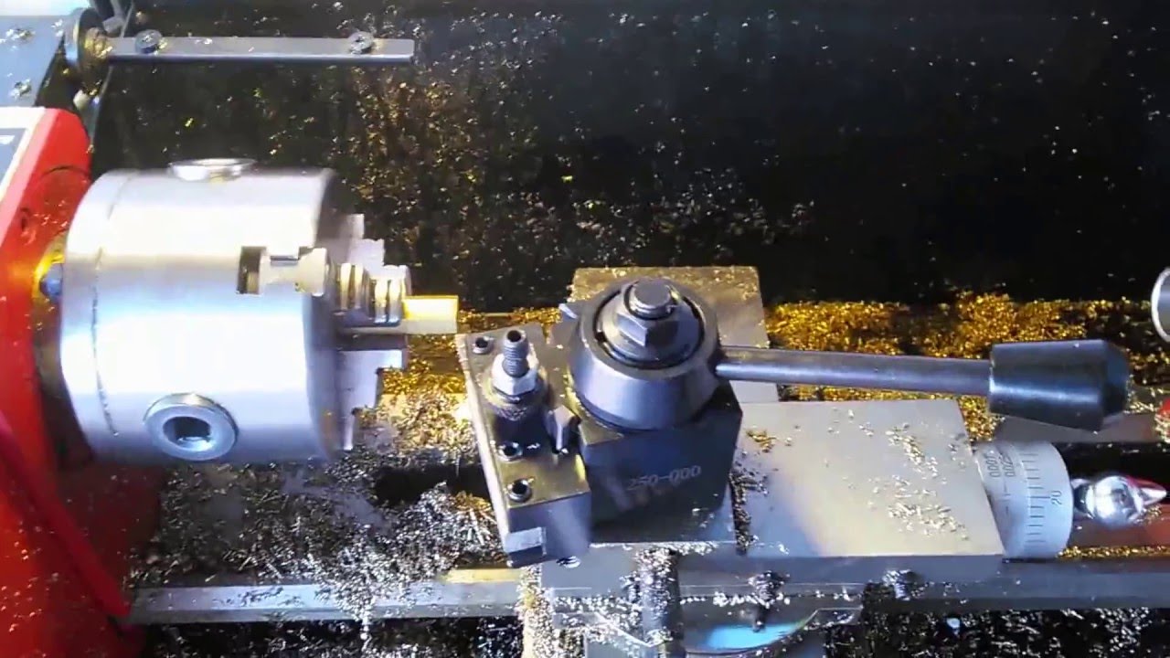 Lathe Quick Change Tool Post Installation