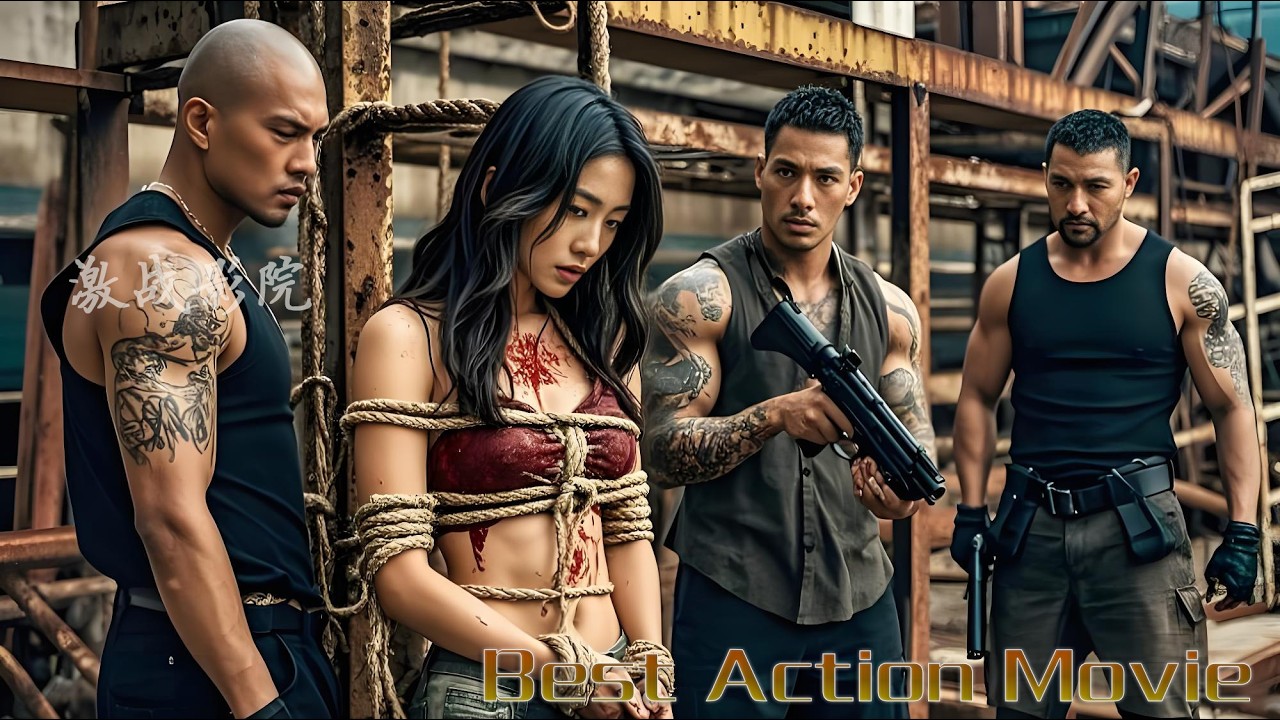 Explosive Fight! The bound girl, the strongest special forces, breaks free and beats up terrorists!