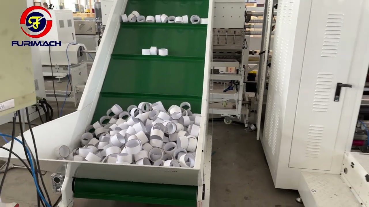 fully automatic big diameter tape slitting machine|bopp lsitting|big rewind diameter slitter