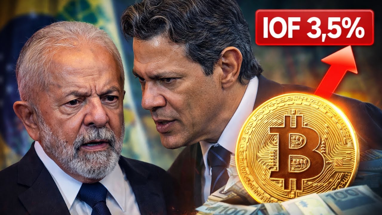 URGENTE: GOVERNO QUER COBRAR 3,5% DE IOF SOBRE CRIPTOMOEDAS AINDA EM 2026