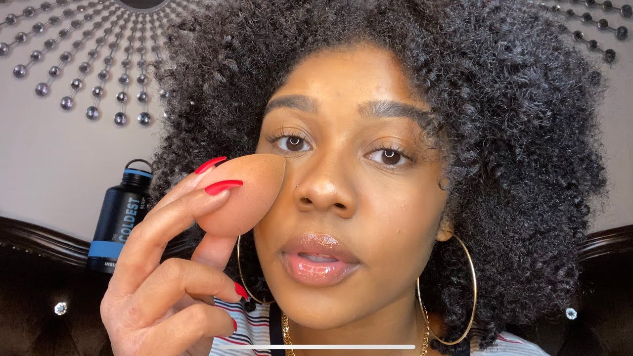 ASMR- FAST AND AGGRESSIVE MAKEUP APPLICATION 😡 (FULL FACE IN 10 MINUTES OR LESS) ✨