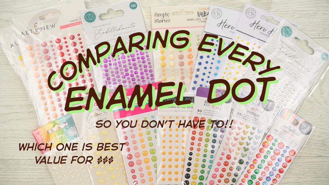 Don't Buy Enamel Dots Until You See This...My Top 3 Picks! (1229)