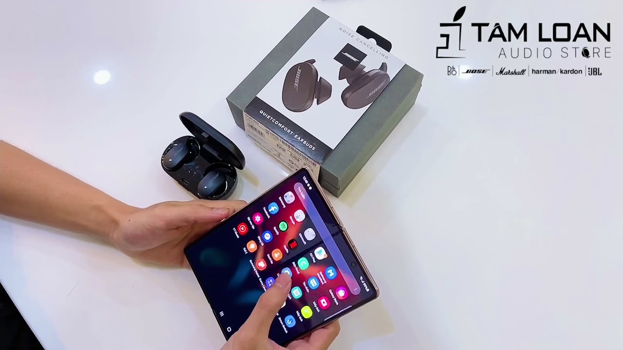 Đập Hộp v&agrave; Trải Nghiệm Nhanh Tai Nghe Chống Ồn Flagship #Bose #QCEarbuds tại #iTamLoan