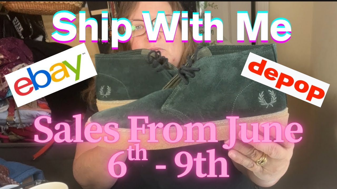 Ship My Sales With Me from June 6th - 9th on EBay and Depop Jewelry, Linen, Shoes & More