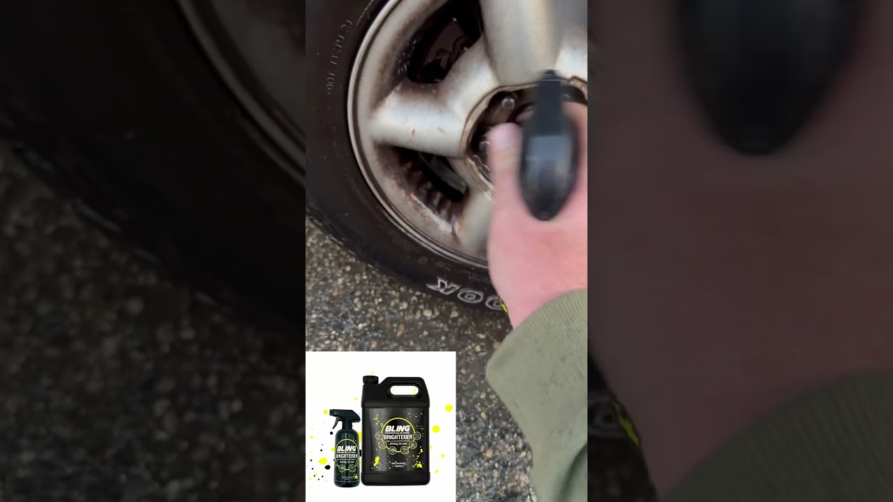 This is why our wheel cleaner is flying off the shelves! #diy #truck #fyp #satisfying #detailing