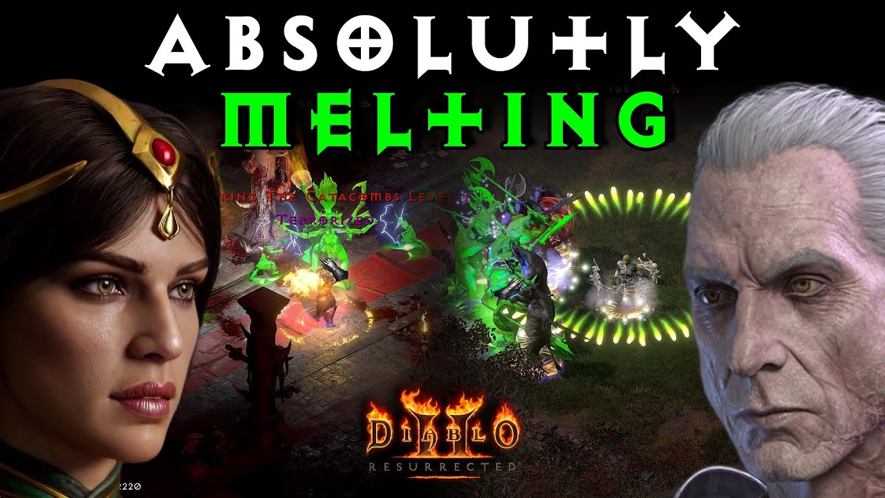 Poison Nova Necro &mdash; это потрясающе, лучшие моменты &mdash; Diablo 2 Resurreed