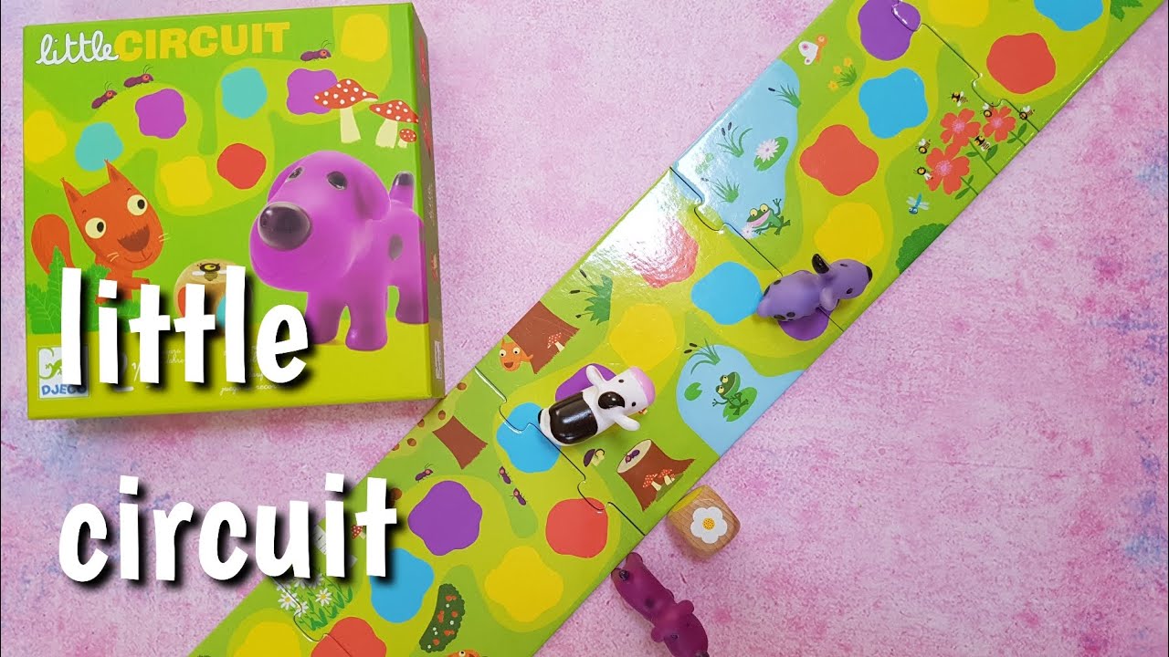 Gra wielki wyścig Djeco | Little circuit Djeco
