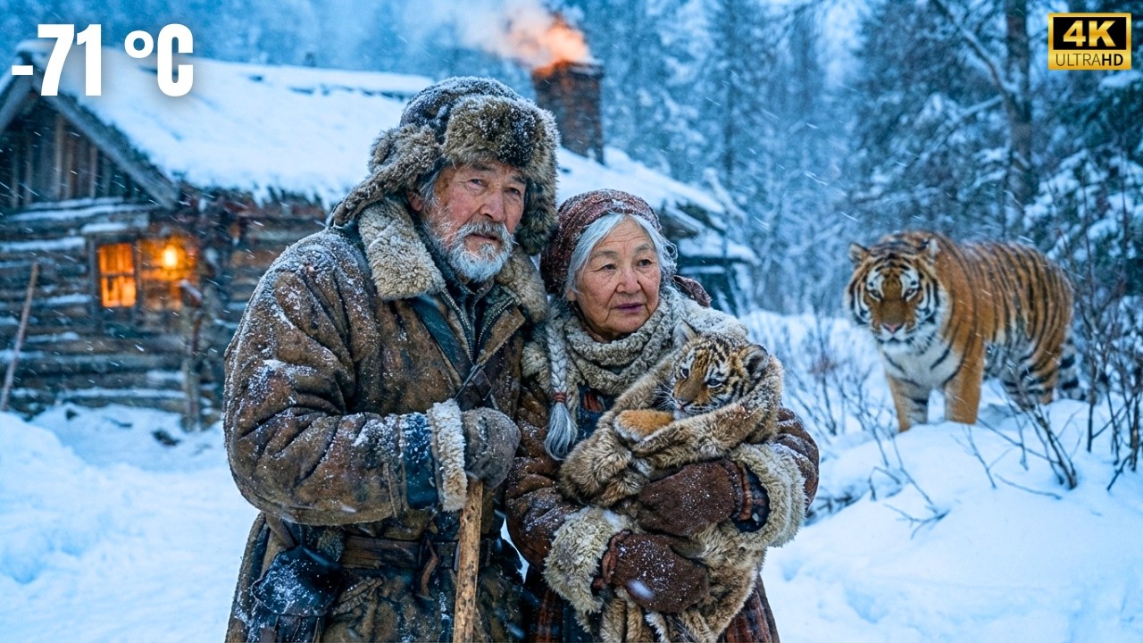 Casal de Idoso salva filhote de tigre a -71&deg;C na Sib&eacute;ria | E o desfecho &eacute; emocionante
