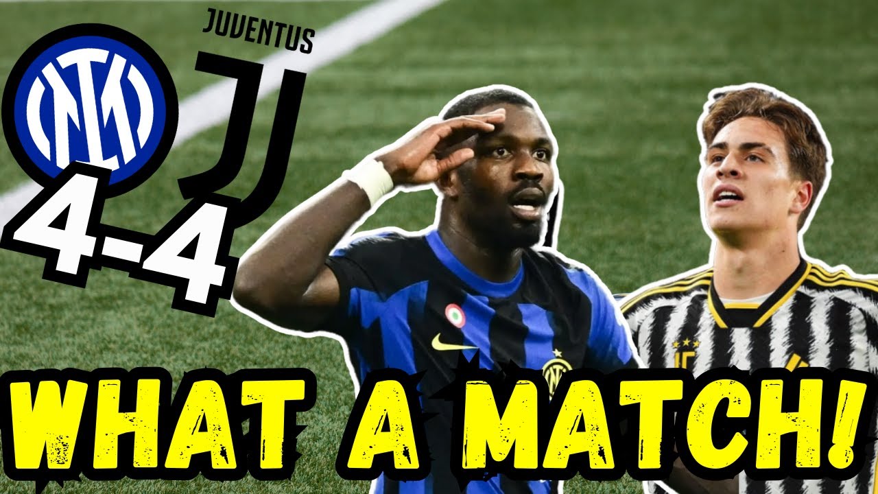 CRAZY GAME!! | Inter vs Juventus 4-4 Milanista Reaction