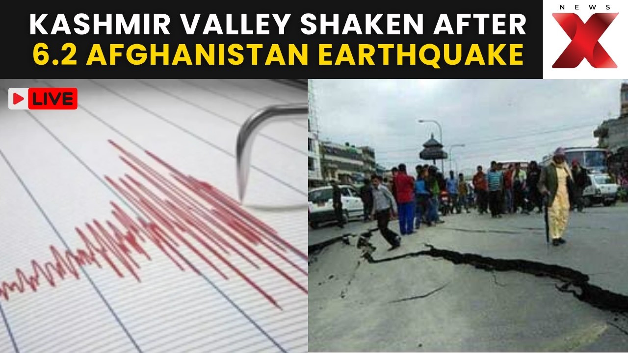 Afghanistan Earthquake LIVE: Strong Tremors Shake Kashmir Valley | Residents Panic | NewsX