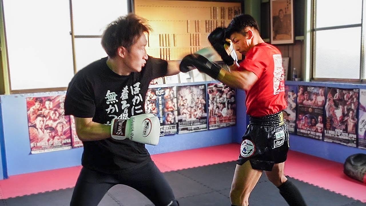 K-1チャンピオンの朝久兄弟とスパーリングしてみた