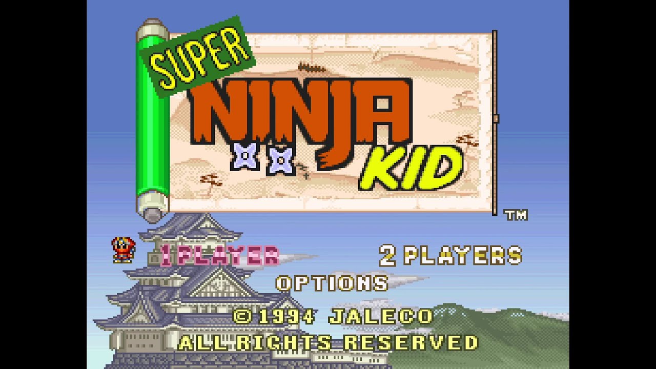 Super Ninja-kun. [SFC - Jaleco Entertainment]. (1994). Full Play.