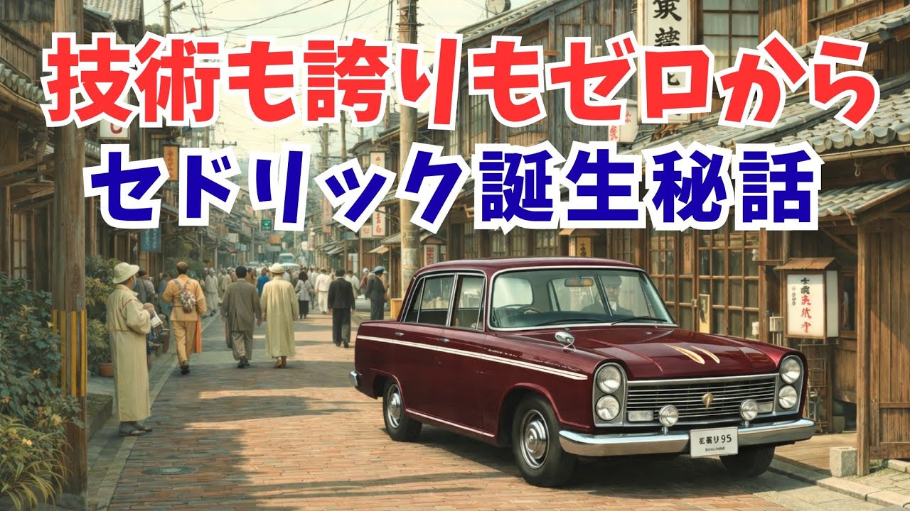 🚘 未来CM：セドリック誕生秘話 ― 日本に“本物のセダン”を走らせた日