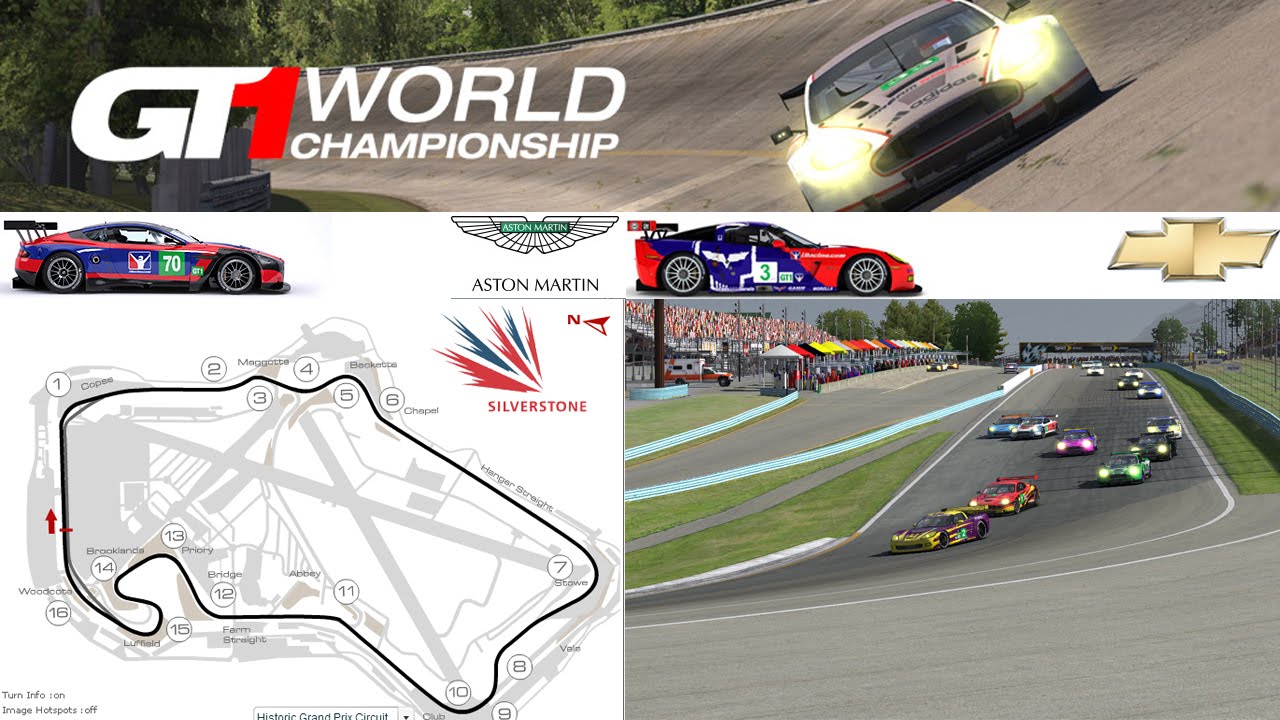 GT1 World Championship iRacing 2015S3 W4 - Silverstone