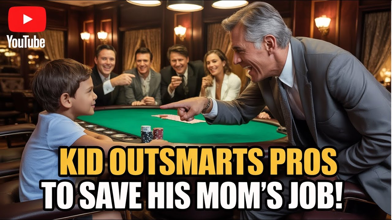INCREDIBLE 12-Year-Old's HIDDEN Poker Genius REVEALED During High-Stakes Game to Save Mom's Job!