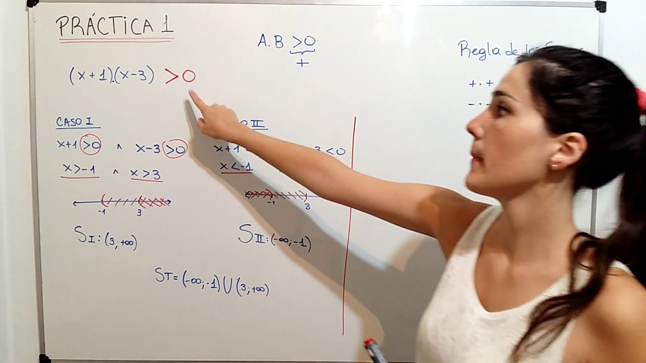 MATEMATICA CBC - Teoría Inecuaciones 2/5 - Práctica 1