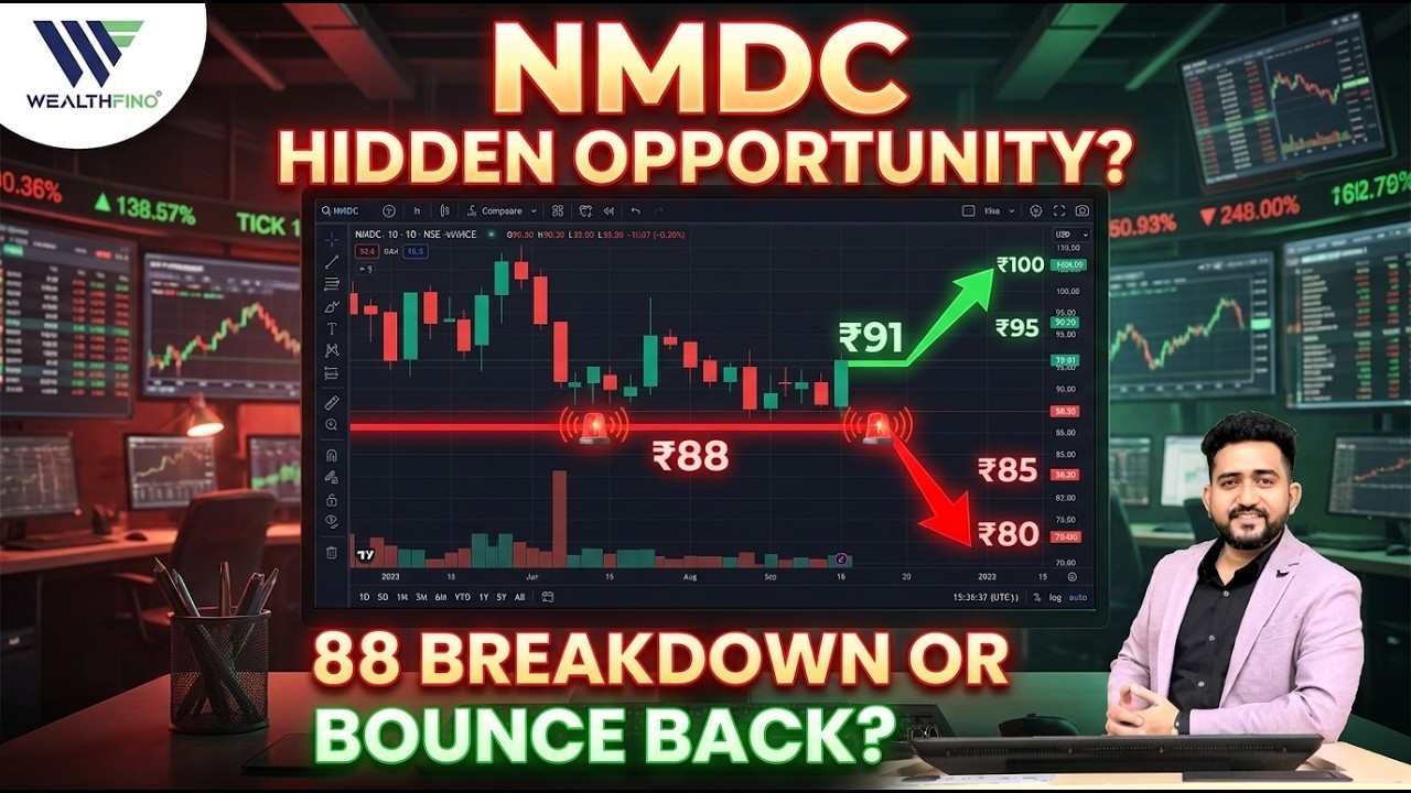 NMDC Hidden Opportunity or Breakdown? | 88 Important Level | Buy, Sell or Wait?