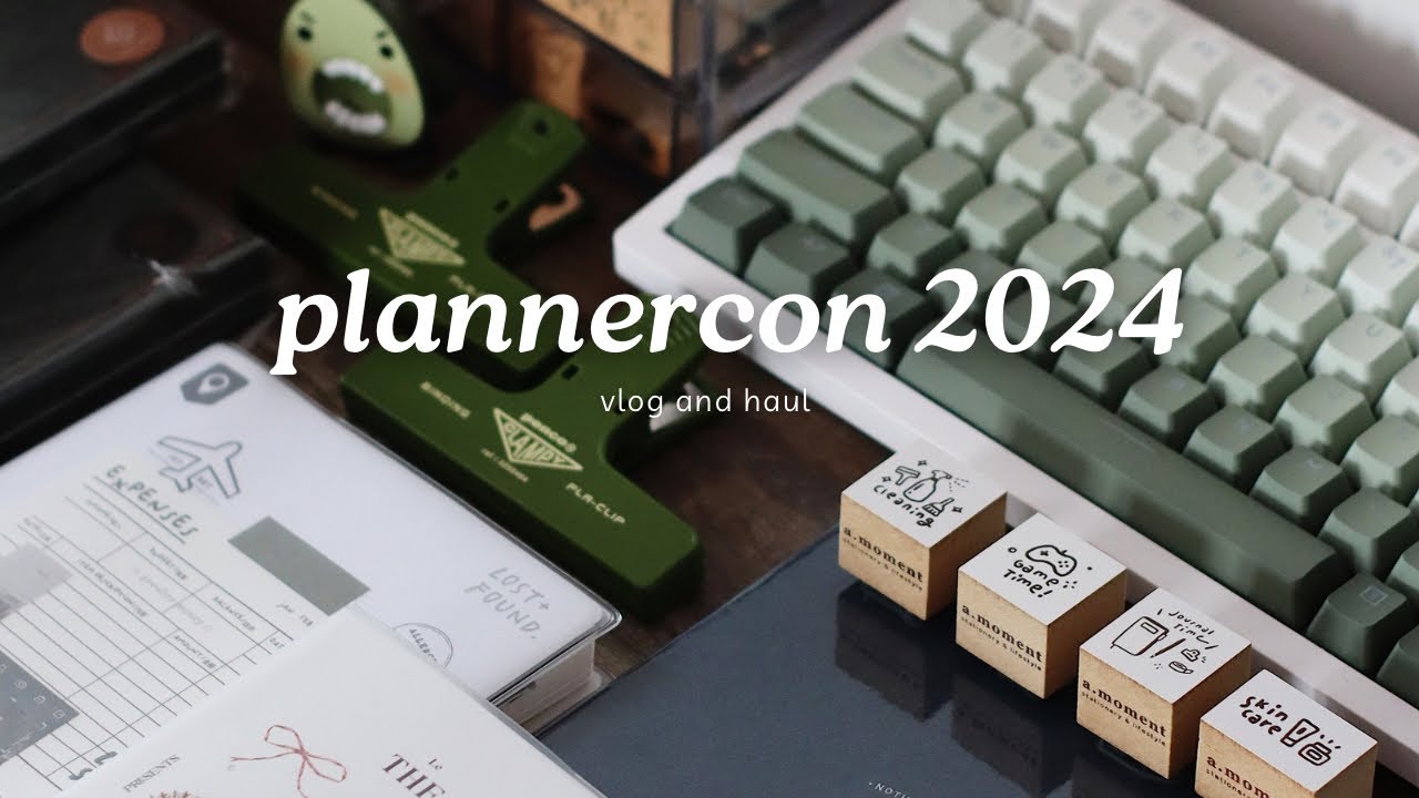 2024 PlannerCon: Vlog and Haul