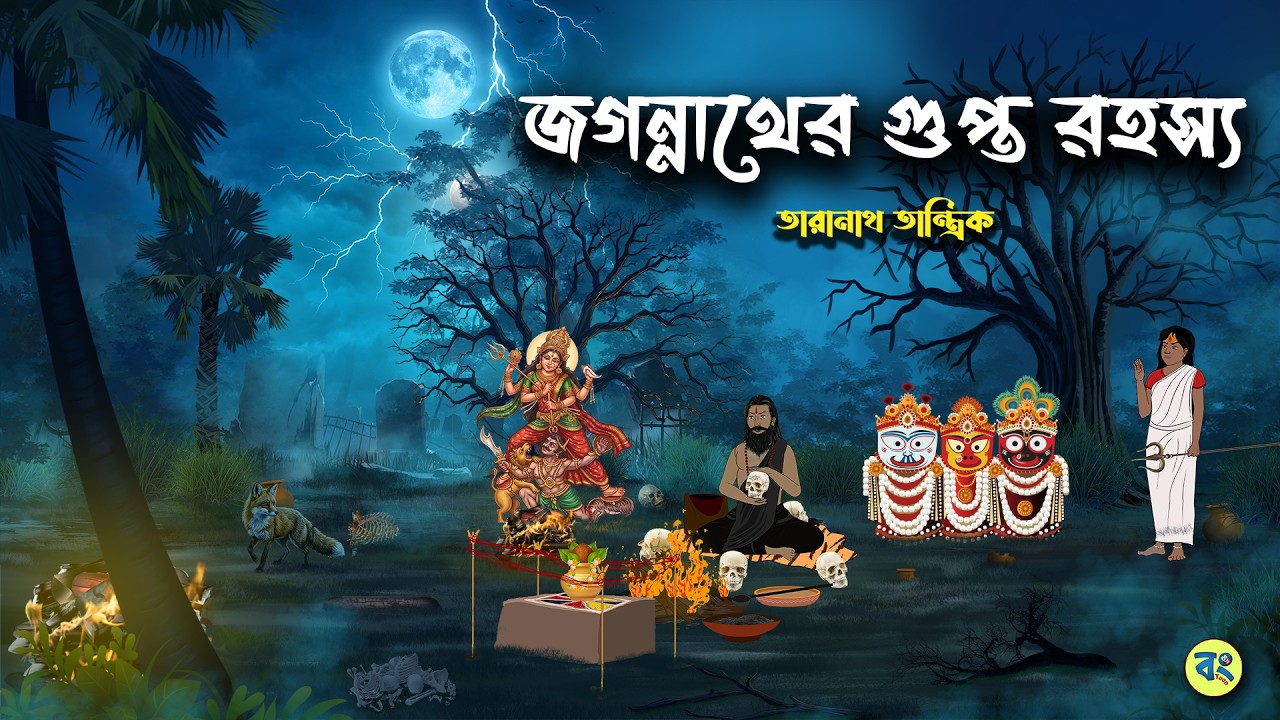 জগন্নাথের গুপ্ত রহস্য -Taranath Tantrik Golpo | Bangla Bhuter Golpo | Bhuter Cartoon