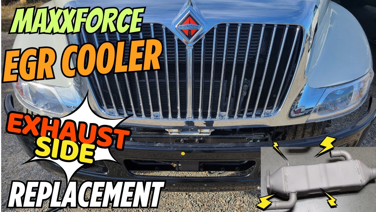 2011 International Maxxforce EGR Cooler Exhaust Side Replacement