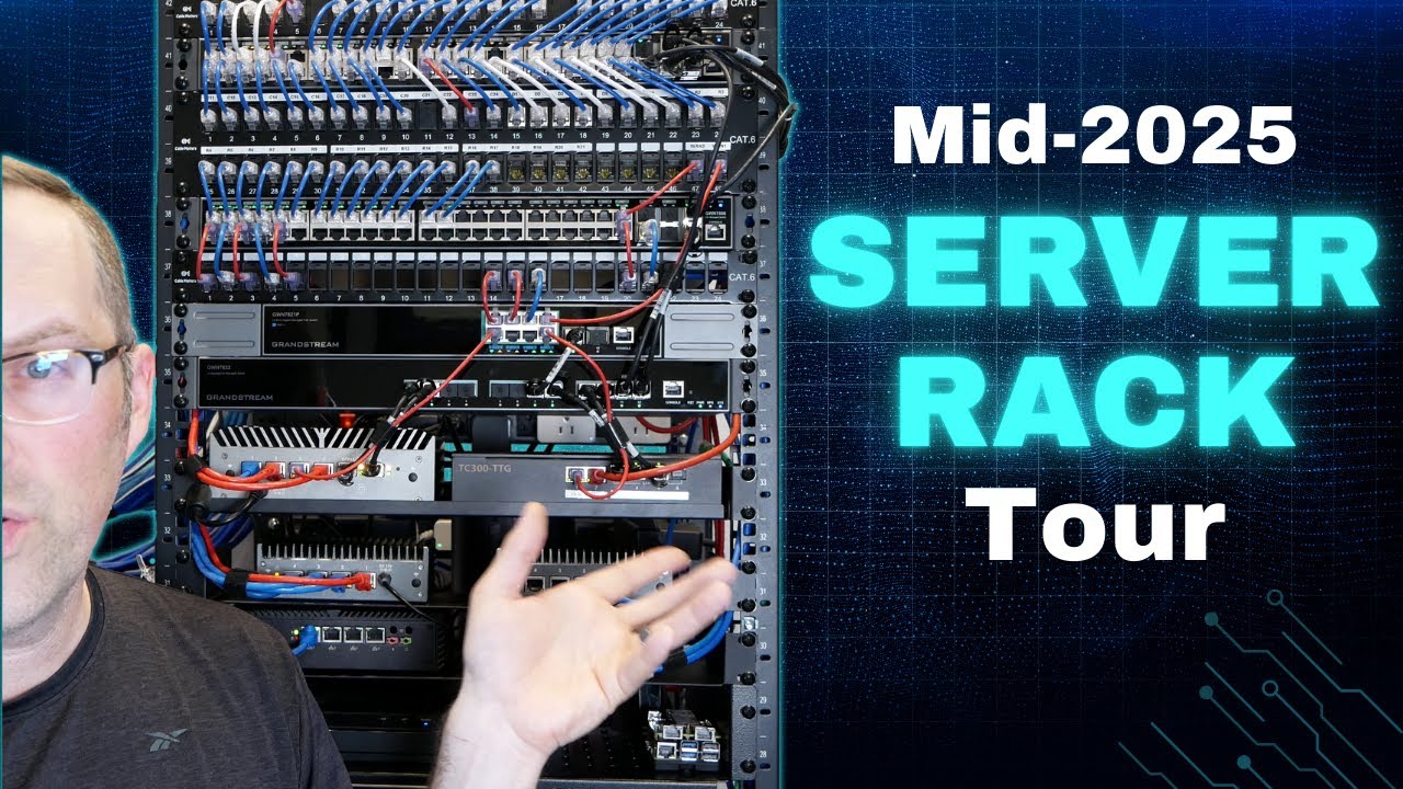 Quick Mid-2025 Server Rack Tour!