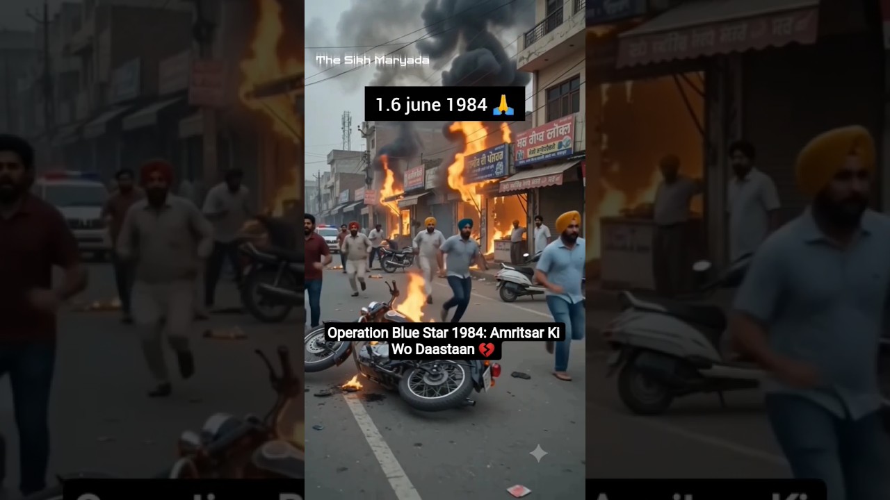 Operation Blue Star 1984: Amritsar Ki Wo Daastaan 💔 #Shorts