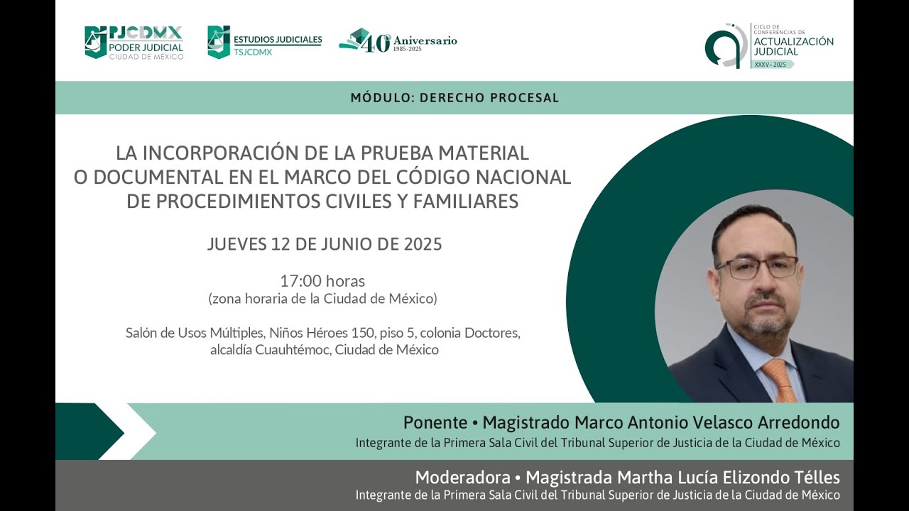 LA INCORPORACIÓN DE LA PRUEBA MATERIAL O DOCUMENTAL EN EL MARCO DEL CNPCYF
