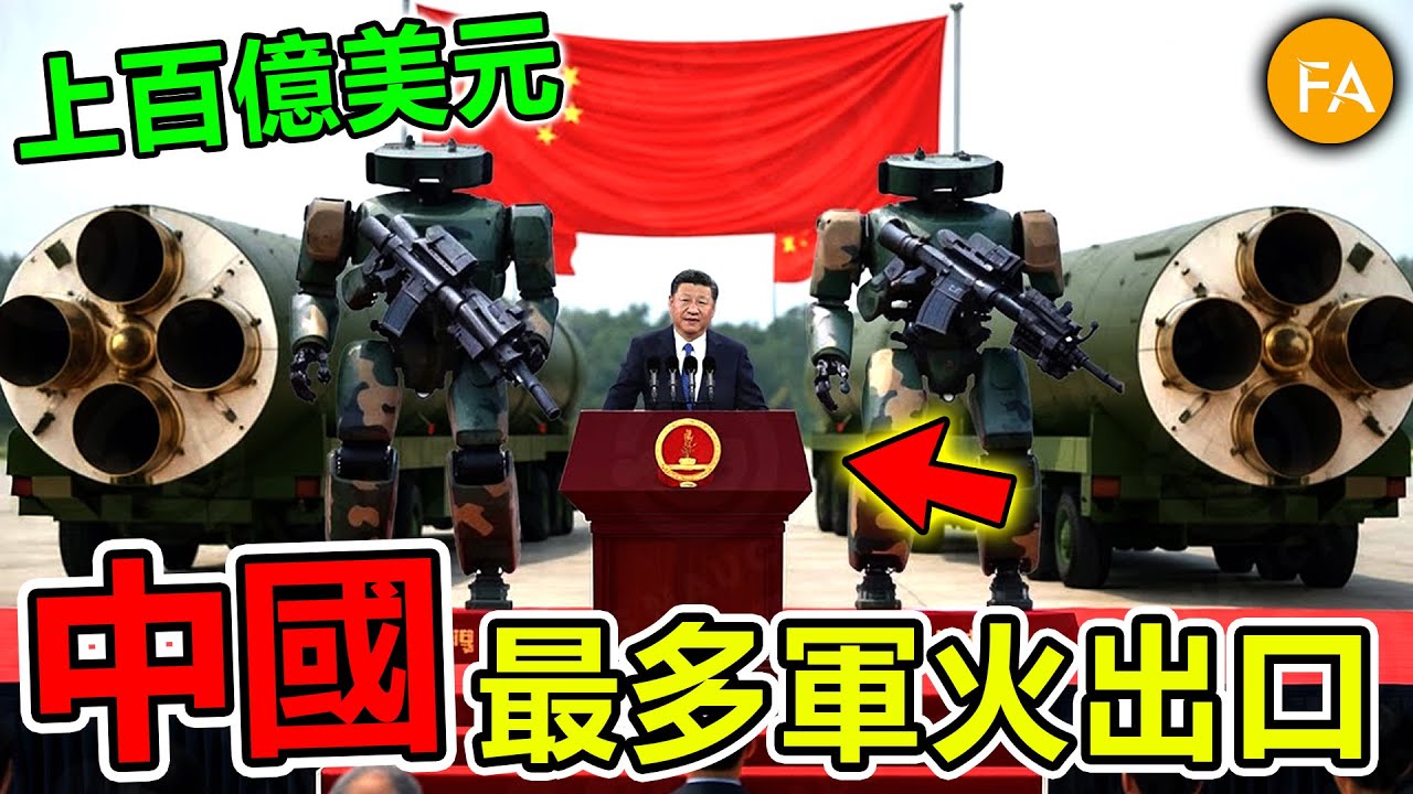 中國出口軍火最多的十個國家。海陸空三軍全被中國製造佔據！第一名簽下上百億美元大單，卻是美國最重要盟友！- 旅行紀錄片