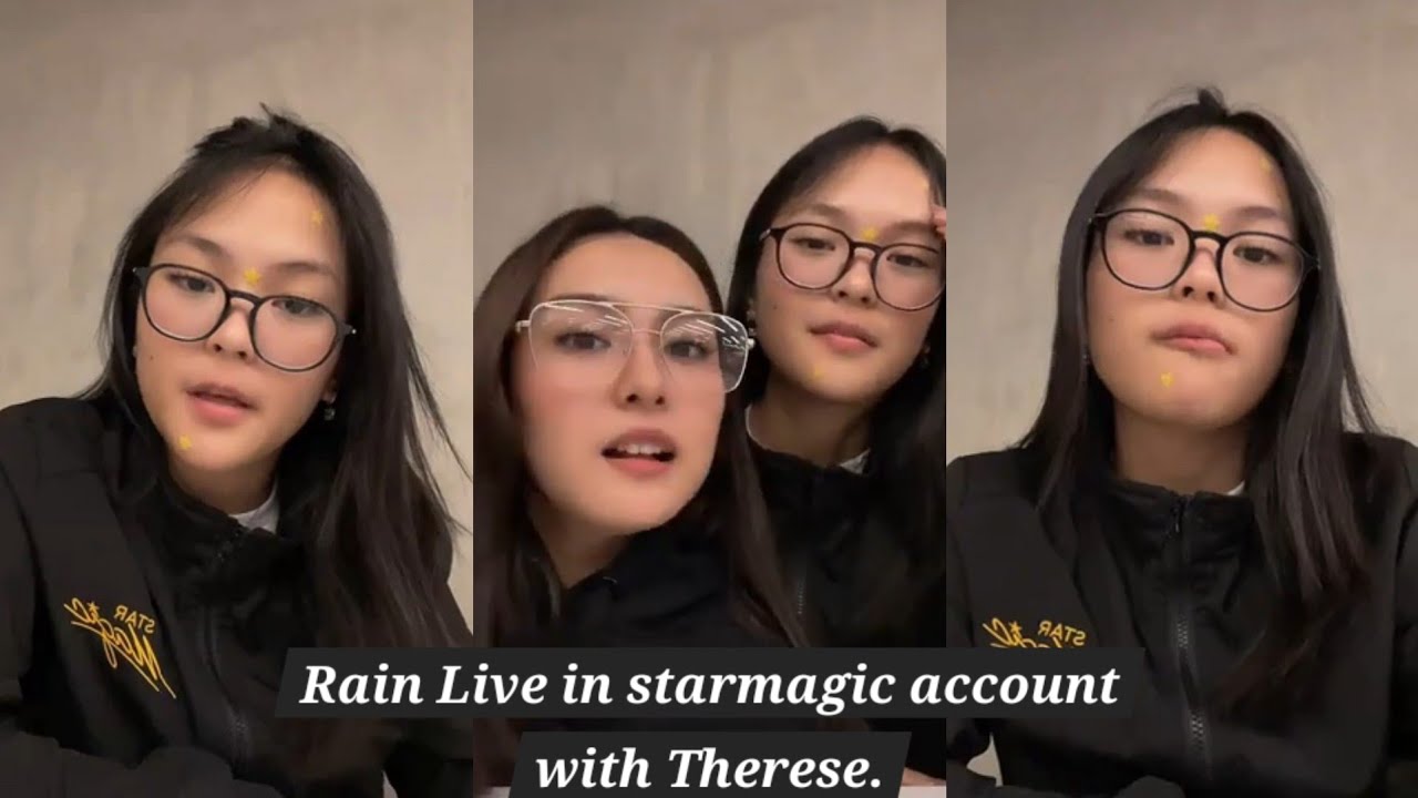 Rain Celmar Live in Starmagic account with Therese Villamor| Meteor Rain promotion | May 13, 2025