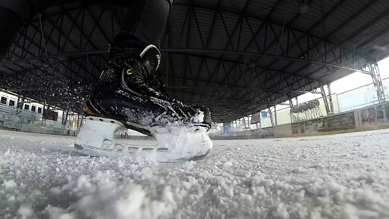 hamowanie - hockey stop slow motion