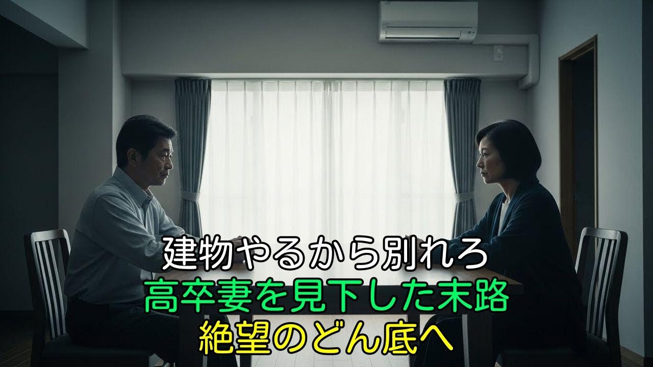 【修羅場】“建物をやるから離婚してくれ”と裏切った夫と愛人が迎えた悲惨な末路