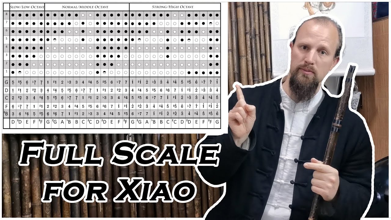 Full Scale For Xiao - Low, Middle, and High Registers