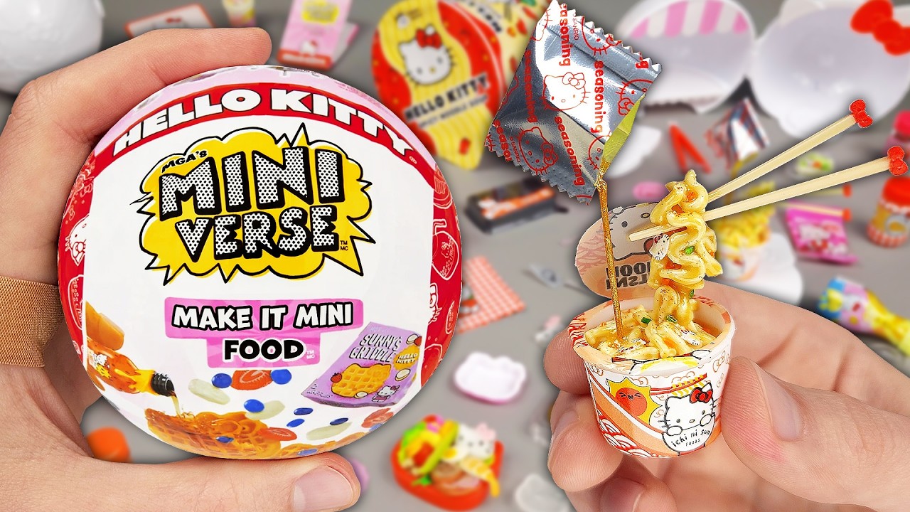 Opening and Making The Hello Kitty MiniVerse