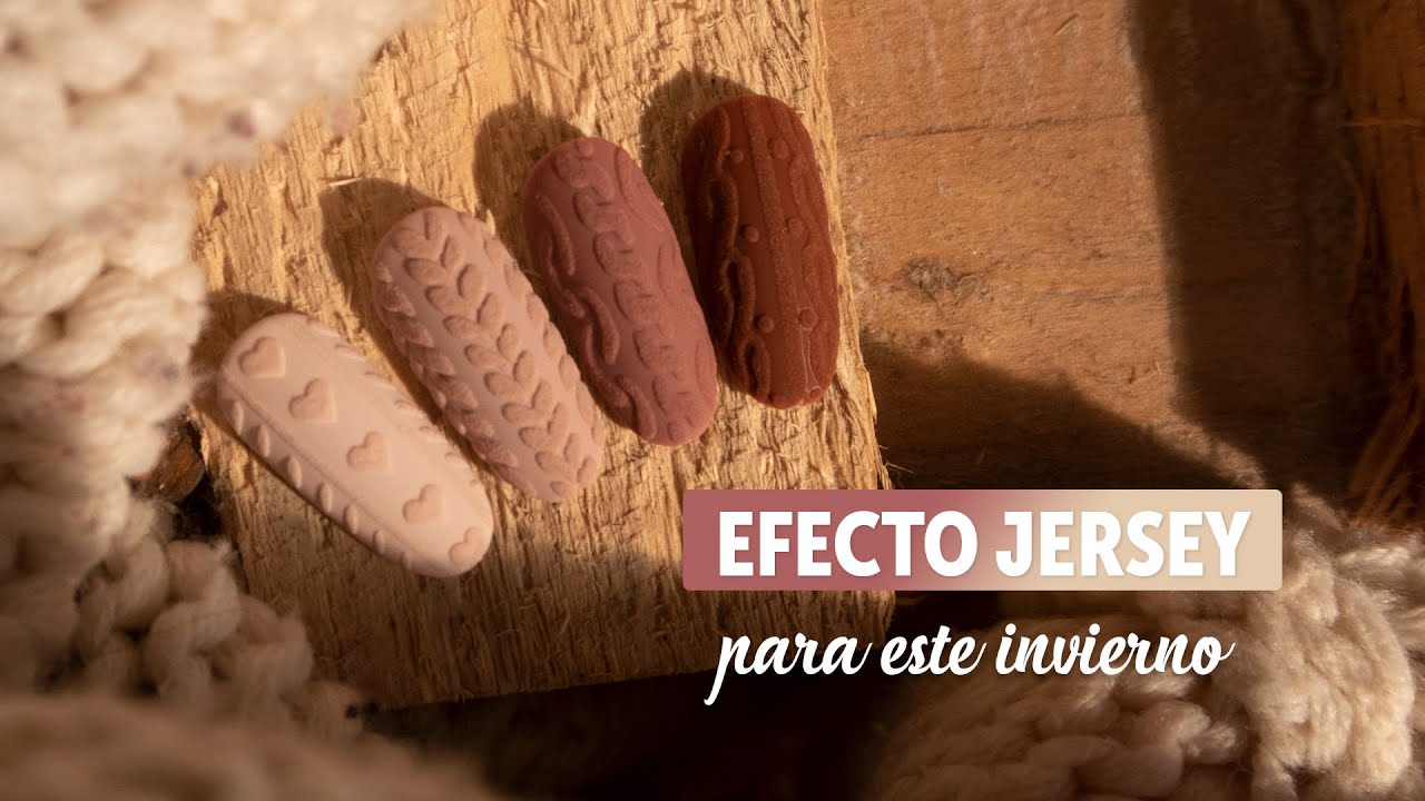 Uñas nude EFECTO JERSEY paso a paso | Manicura24
