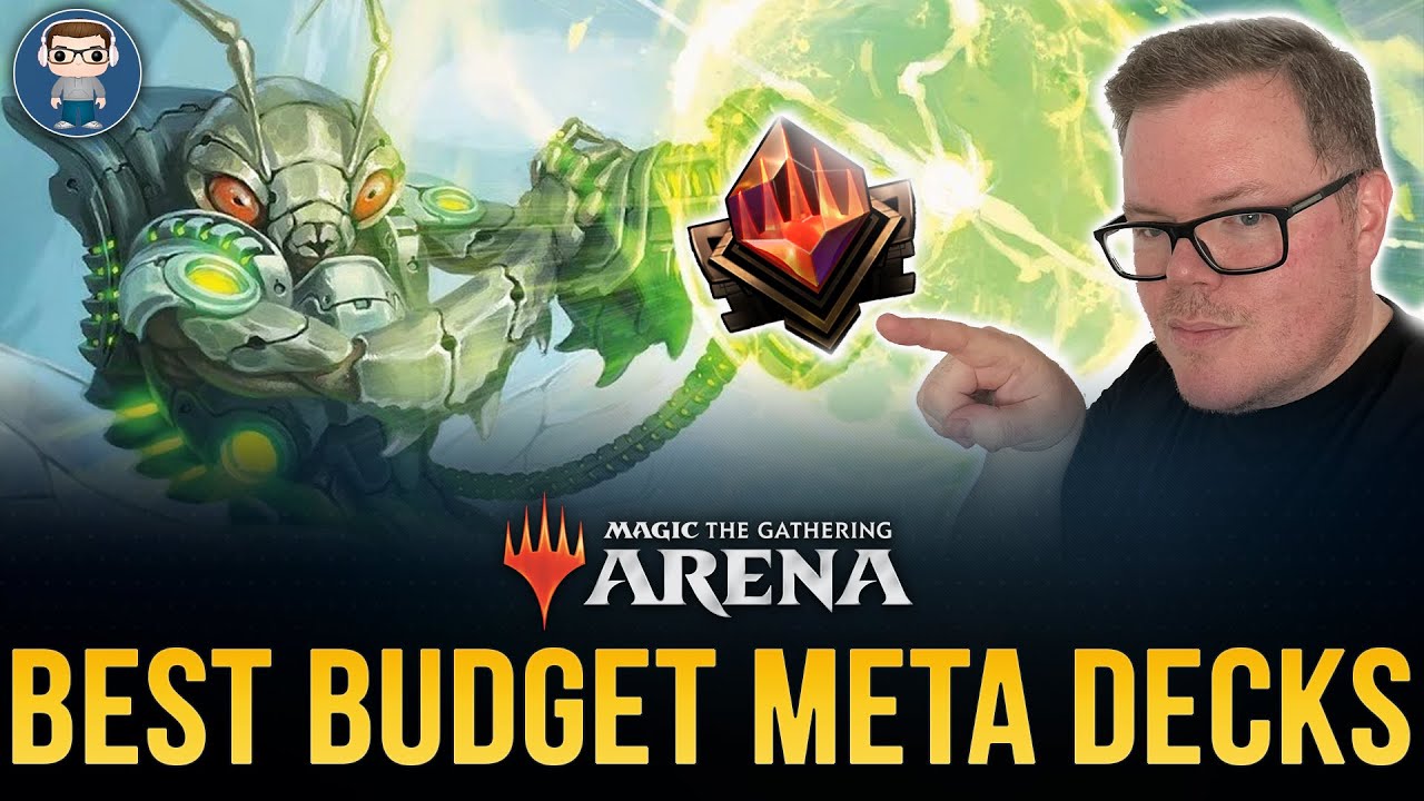 Top 5 Best Budget Meta Decks With The FEWEST Rares | Standard MTG Arena