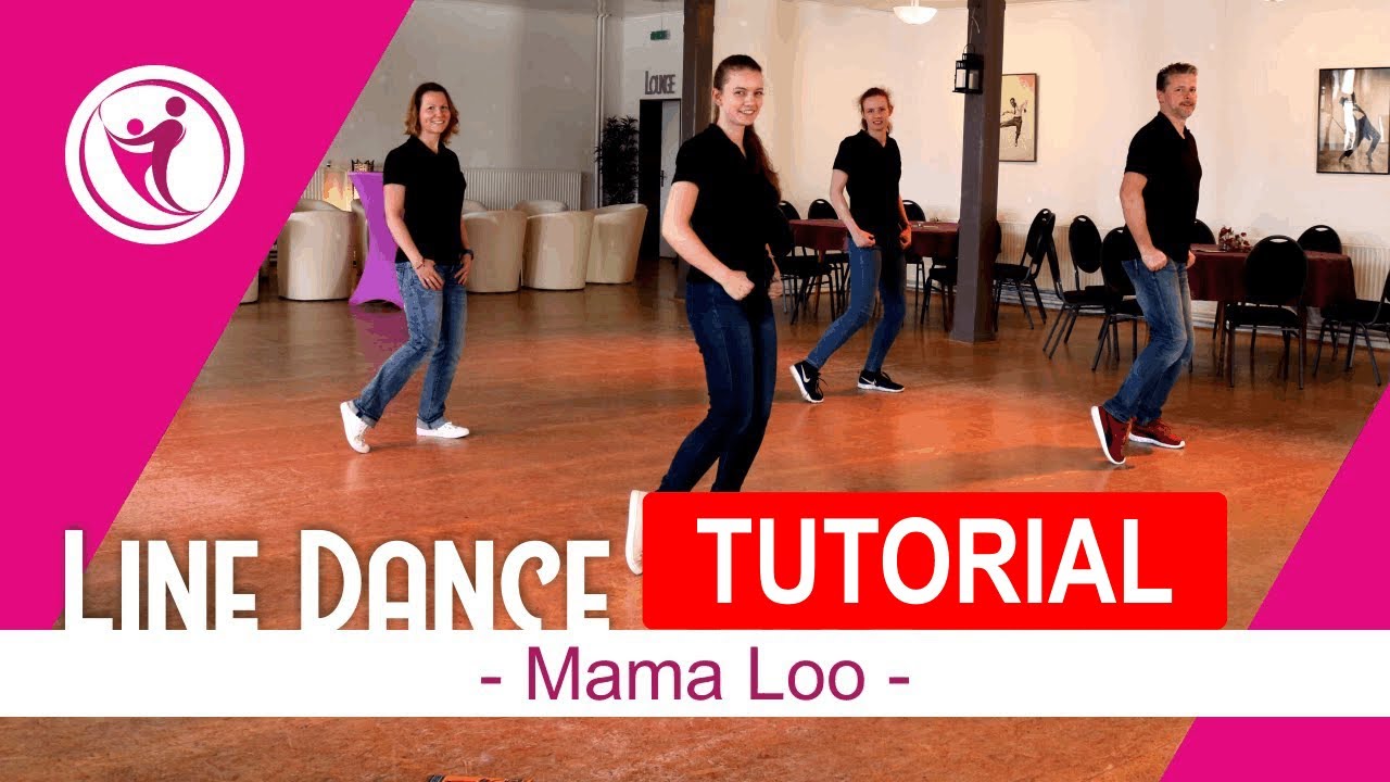 Beginner Line Dance 🤠 Mama Loo 🤠 lernen - 💃🏻 🕺🏻 Tutorial 💃🏻 🕺🏻 deutsch für Einsteiger